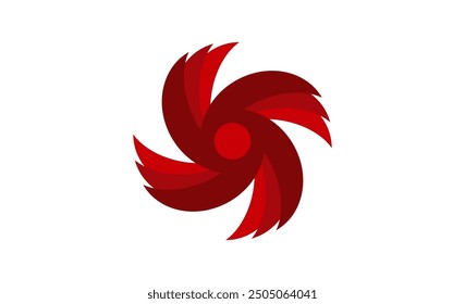 Four Knives Circle Vector Design