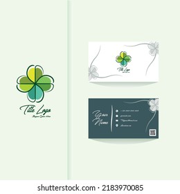 Four Leaf Clover Business Card Design for Business