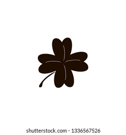 Four leaf clover icon. flat design