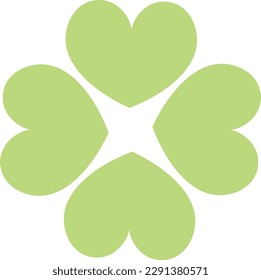 Four leaf clover icon illustration