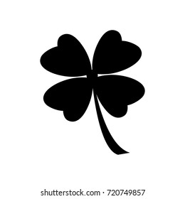 four leaf clover icon, leaf illustration