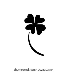 Four leaf clover icon. St Patrick day vector. Vector illustration.