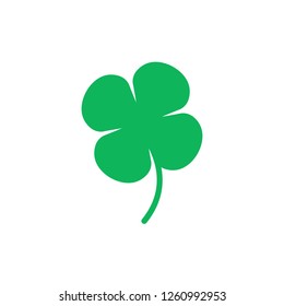 Four leaf clover icon vector, St Patricks day vector.