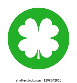 Four leaf clover icon. Vector.