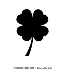 four leaf clover icon vector design template