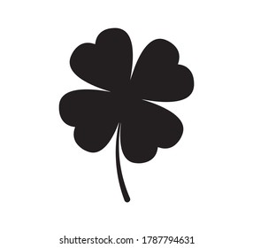 Four Leaf Clover Icon, Vector Design