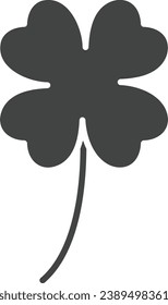 Four Leaf Clover icon vector image. Suitable for mobile application web application and print media.