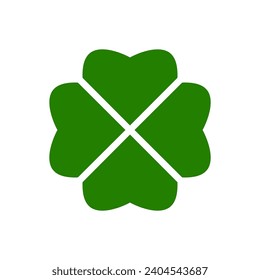 Four leaf clover icon vector