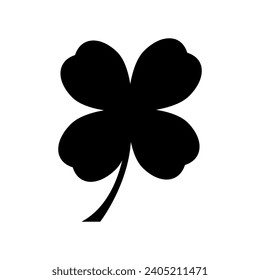 Four leaf clover icon vector sign