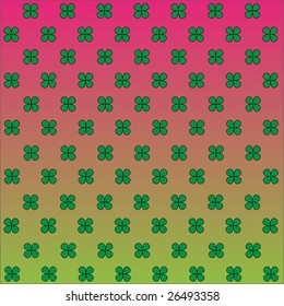 Four leaf clover illustration like background