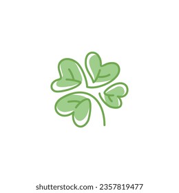 Four Leaf Clover Illustration Vector