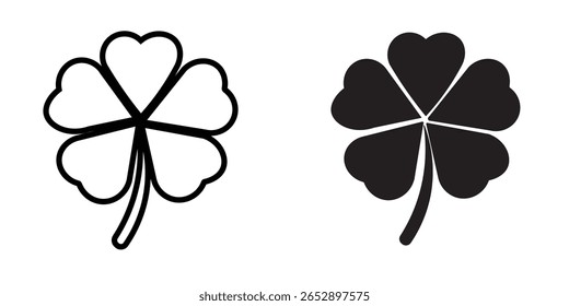 Four Leaf Clover Luck Fortune Icon