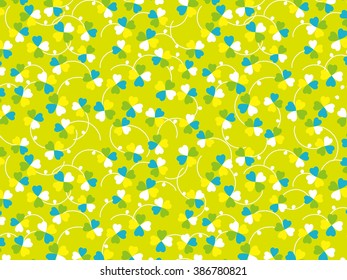  four leaf clover pattern