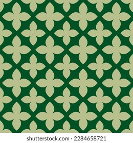 Four leaf clover seamless pattern