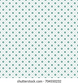 Four leaf clover seamless tile pattern. I wish it give you luck.