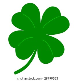 Four Leaf Clover Drawing Images Stock Photos Vectors Shutterstock