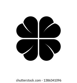Four Leaf Clover St. Patricks Day Icon Vector Illustration - Vector