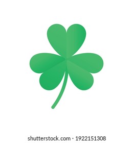 four leaf clover st. patrick's day illustration