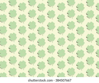 Four leaf clover St. Patrick's Day background
