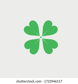 A four leaf clover is a leaf that symbolizes luck