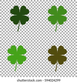 Four Leaf Clover Vector Icon