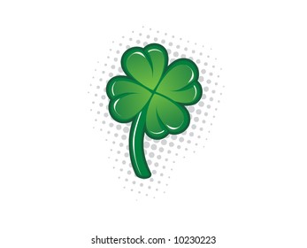 Four leaf clover vector illustration