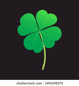 four leaf clover vector illustration