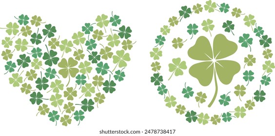 four leaf clover vector illustration