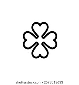 four leaf clover vector illustration