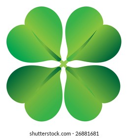 four leaf clover vector illustration