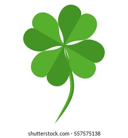 Four leaf clover, vector illustration