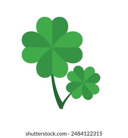 tréboles de cuatro hojas para el día de san patricio