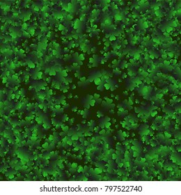 Four leaf cover is a confetti which consist of many isolated elements. Stylish and beautiful four leaf clover. Can be used as poster, border, background, wallpaper, card and etc