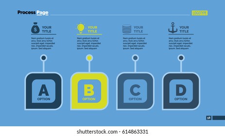 Four Letters Strategy Slide Template
