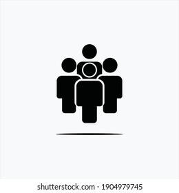 four line person, mans icon vector