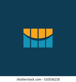 four lines and smile logo 