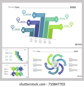 Four Management Slide Templates Set