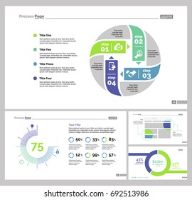 Four Marketing Slide Templates Set