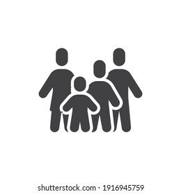 Four Family Member Symbol Images, Stock Photos & Vectors | Shutterstock