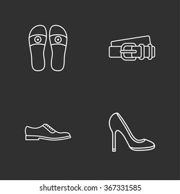 four modern clothes icons