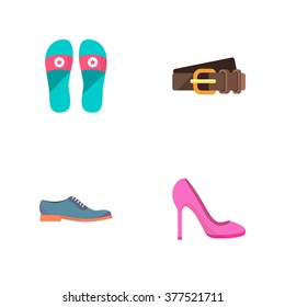 four modern clothes icons