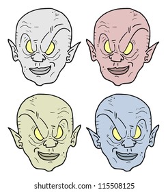 Four monster mask