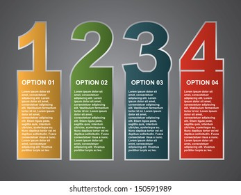 Four option banner