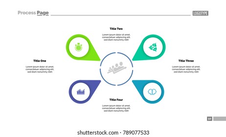 Four Option Diagram Slide Template