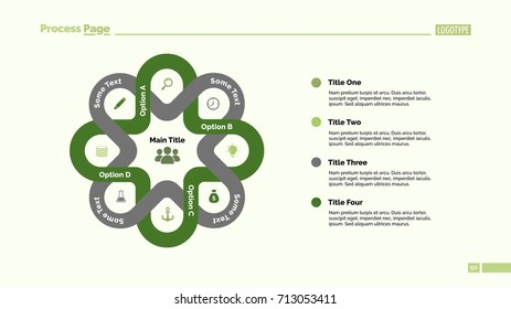 Four Option Parts Slide Template