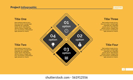 Four Options Diagram Slide Template