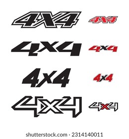 4wd logo vector