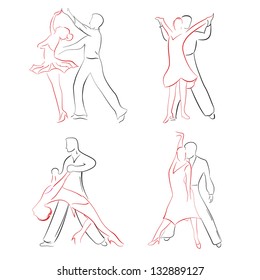 Featured image of post Ballroom Dancing Romantic Couple Dancing Drawing Reference The ballroom dances that fall under this style are broken down into 2 more types