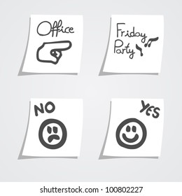Four paper messages