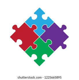 Four Part Puzzle Image
